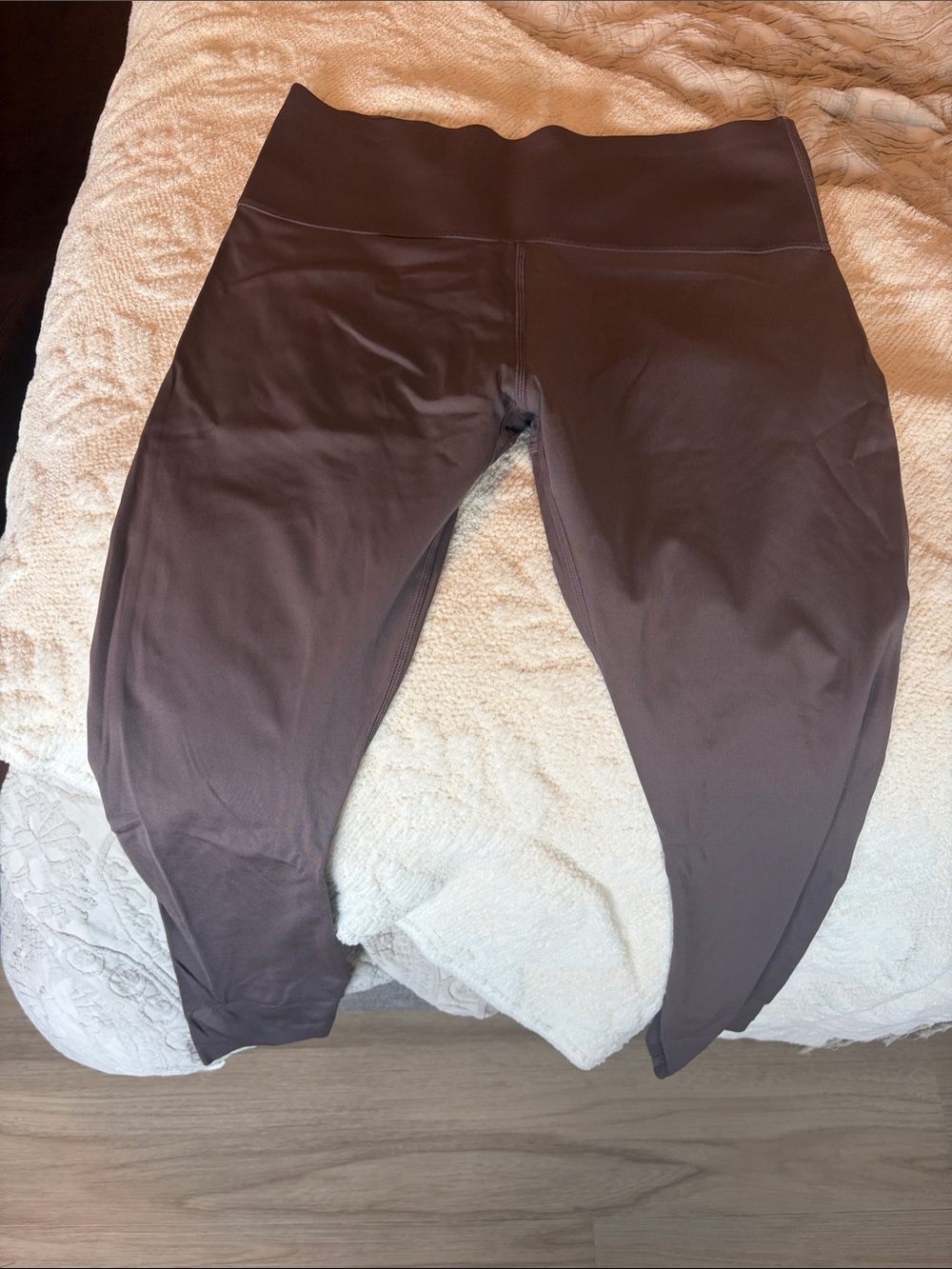 High-Waisted Mauve Yoga Leggings